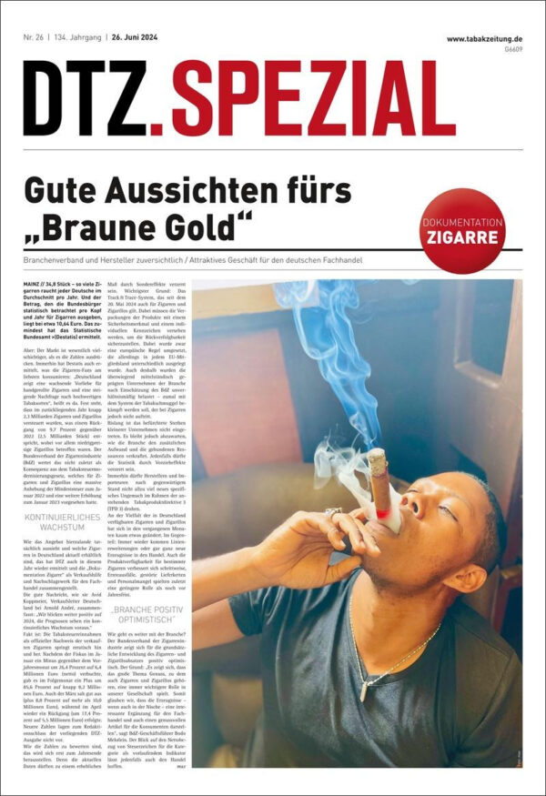DTZ DOKUMENTATION Spezial Zigarette 2024